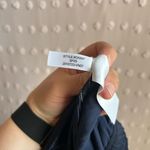 J.Crew  Stratus Side‎ - Stripe Pant Textured Satin Sz 18 Navy Photo 5