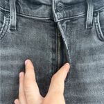 AGOLDE denim black grey Sophie Hi Rise Skinny Amplify distress Jeans size 29 Photo 5