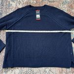 Gap NWT Textured Midnight Navy Crew Neck Sweater Size XL Photo 9
