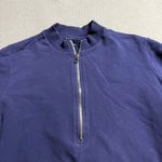 Universal Standard  Zoe Half Zip Funnel Neck Pullover Sweatshirt in Purple M EUC Photo 1