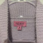 Miami  Francesca’s Rosemary Mock Neck Fuzzy‎ Sweater Mini Dress Soft Lilac medium Photo 4