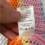 VICI Fate  Collection Shades of Spring Knit Cotton Blend Striped Sweater Sz Small Photo 11