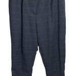 Frank And Oak Women’s Checked Plaid Tapered High Rise Cuffed Pants W Photo 0