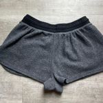 FEAT Women’s Blanket Blend Fleece Drawstring Elastic Waist Shorts Size 1 Gray Photo 7