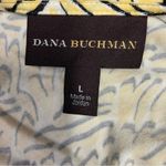 Dana Buchman ‎ long Sleeve Blouse Geometric Print Rayon Preppy Secretary Womens L Photo 8