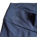 Ralph Lauren Lauren Black Label Navy Blue Leggings Pull-On Stretch Size Medium Photo 2