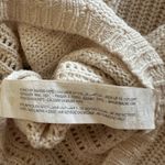 Ashley by 26 International Cream Ribbed Knit Crew Neck Sweater Sz M Preppy Minimalist Photo 9