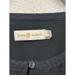 Tory Burch Silk Dress Size 2 Black Long Sleeve Knee Length Wedding Guest Photo 7