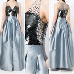 Sachin + Babi Womens Erica High Shine Gown Dress Pockets Photo 2