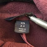 Lands' End  Womens Fleece Jacket Cinch Waist Full Zip Pockets Purple XS Photo 4