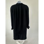 Kasper VTG Dk Navy ALS Shift Dress, Sz 8/10 ? Mod 80s Office (b22) Photo 3
