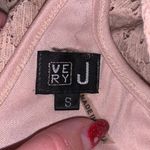 Very J  pink lace lined fit n flare high low summer dress Photo 10