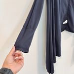 Johnny Was Pete & Greta Open Front Long Sleeve Cardigan Lagenlook Black Medium Photo 2