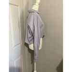 Sunday Best Crop Purple Collar Pullover Sweater Photo 1