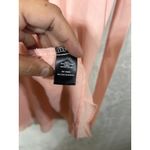 Torrid  Wrap Top 3 3X Pink Sheer Ruffle Tunic Mini Dress Long Sleeve Peasant Photo 6