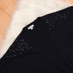 Liz Lange Maternity cardigan sweater w/ tie closure black Photo 4