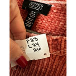 Jones New York Women's Rust Ribbed Crew Neck Sweater M Photo 5