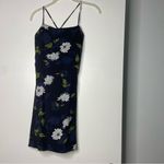 RVCA All Feels Midi Tank Dress Small Blue Green White Photo 3