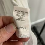 Rebellion  Semi-Sheer White Lace Accent Duster with Ties in Front Size L Photo 4