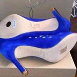Joie  Pumps size 9.5 blue Sandals Heels Stiletto Photo 3