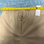 Abercrombie & Fitch NWT Beige Faux Leather Pants Size Short 28 Waist or Size 6 Photo 6