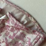 Tic Toc  Los Angeles Pink Toile Corset Top Size S Lace-Up Bustier Photo 3