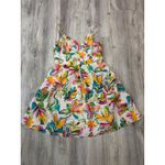 Easel Los Angeles Floral Print Wrap V Neck Smocked Back Mini Dress L White Size L Photo 1