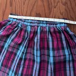Rose Pink Plaid Skirt Size M Photo 4