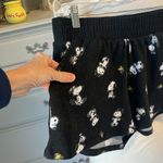 Snoopy Pajama Shorts Black Photo 3