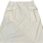 ESSENCE white skirt Medium pockets zip back Photo 0