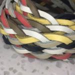 Capezio 2/$30 Vintage Colorful woven leather belt by Capzelo M/L Photo 2