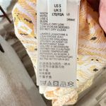 Free People Mostly Meadow Floral light weight Square Neck Blouse Yellow S Photo 7