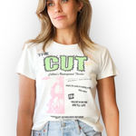 Free People new Daydreamer x 𖦹 The Cut Shrunken Baby Tee 𖦹 Vintage White 𖦹 M Photo 0