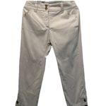 Charter Club Classic Fit Pants Cream w/White Pinstripe Size 6 Photo 2