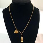 Vintage Gold Ballet Pendant Chain Necklace Photo 0