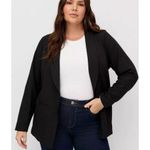 Torrid NWT Classic Shawl Collar Blazer in Deep Black Size 3 Photo 0