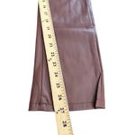 MOTHER THE MID RISE DAZZLER ANKLE Pants Size 27 Brown Faux Leather New #X1 Photo 12