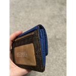 Michael Kors michael kors keychain wallet Blue And Brown Logo Design Leather Photo 7