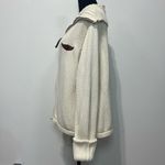 Harley Davidson Vintage Heavy Zip Cardigan Turtleneck Sweater Sz 2W Cream Tan Photo 10