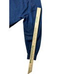 Vintage 90s Premier International Denim Blouse Womens M Removable Collar Pumpkin Blue Size M Photo 10