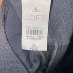 LOFT Ann Taylor NWT 'Marisa' Flat Front Cropped Pants in Blue/Gray Plus Size 26 Blue Photo 3