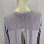Lululemon Athletica Back to Balance Long Sleeve Iced Iris Purple Sweater Photo 9