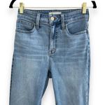 Madewell Curvy Roadtripper Jeans Women's Sz 25 in Benton Wash: Knee-Rip Edition Photo 6