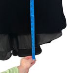 Roland Nivelais Bergdorf Goodman Velvet Long Sleeve Formal Maxi Dress Train 10 Black Photo 13