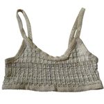 ZARA Ivory Bohemian Crop Top Bralette Women Size Small | 20-35 Photo 0