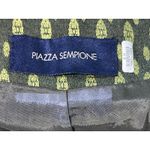 Piazza Sempione Skirt X-Small Green Metallic Satin Office Siren Twee Holidays Photo 5