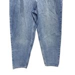 Michael Kors NWT Pleated Belted Denim Pants Vintage Wash High Rise Tapered Sz 12 Photo 2