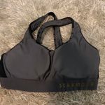 Under Armour Gray and orange padded under armor sports bra Photo 0