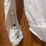 Free People  Power Move‎ Bodysuit Top White with Black Contrast Stitching Size XS Photo 11