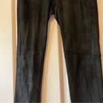 Free People  Midnight Black Vegan Suede Leggings Size XS Photo 5